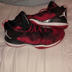 Red and black air Jordan’s